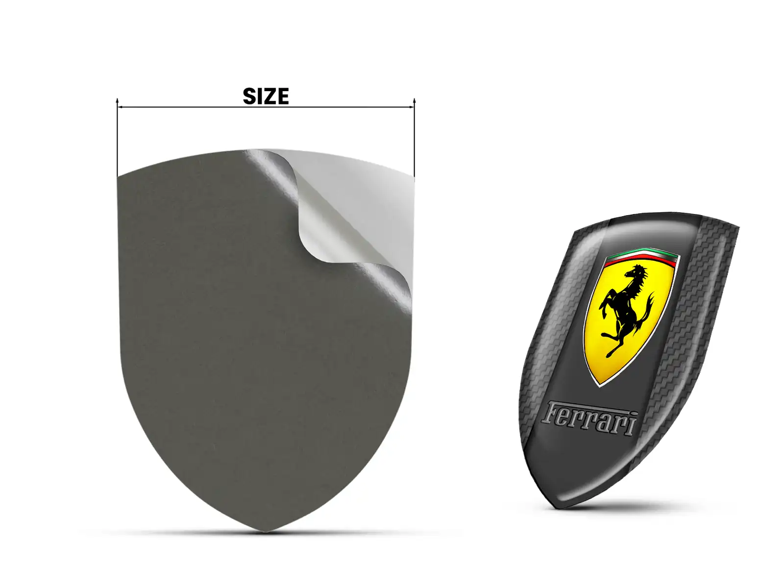 Ferrari Heckscheibenaufkleber Tuning Stern Minimal